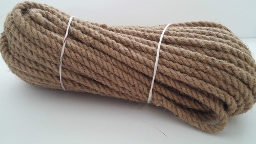 12mm natural jute hessian - natural,