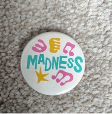 Vintage 1980's Madness Pin