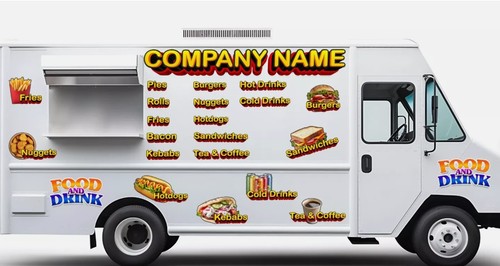 Burger van catering trailer - van,