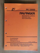 Spare parts list Palfinger PK