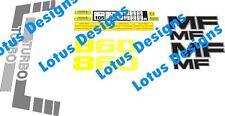 Massey Ferguson MF Fermec 860 Digger stickers / decals
