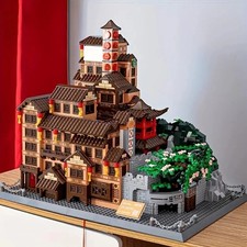 3687PCS Cave Building Blocks