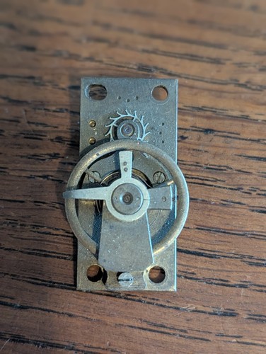 Brass clock platform - brass,
