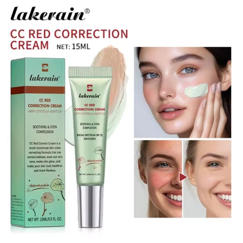 Red correct cream skin - red,