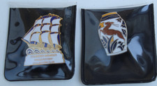 2 X Poole Pottery Brooches
