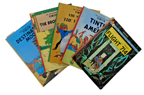 Vintage tintin comic - tintin, books