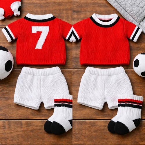 Knitted knitting football - knitting,