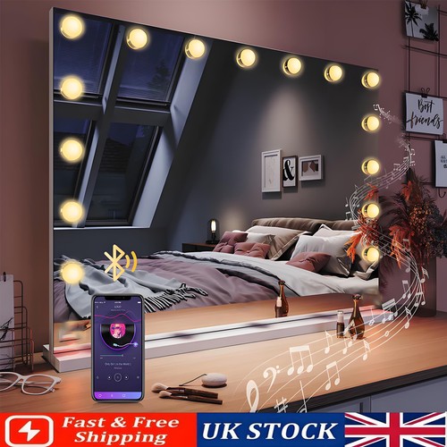 Hollywood vanity mirror with - vanity,