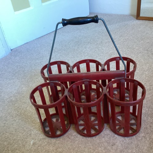Vintage red plastic - vintage, french