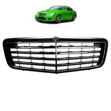 Grille Grill Black Black For Mercedes E Class W211 2006-2009 Facelift