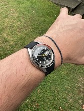 Bulova Accutron 666 Feet Devil Diver Day/ Date 1977 Very Nice Vintage Watch.