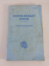 Austin Healey Sprite MK. Owners Manual I Frogeye + MK. II German Original