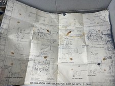 VINTAGE SCHEMATIC DRAWING PERKINS PETERBOROUGH 1962 OUTBOARD MOTOR MANCAVE