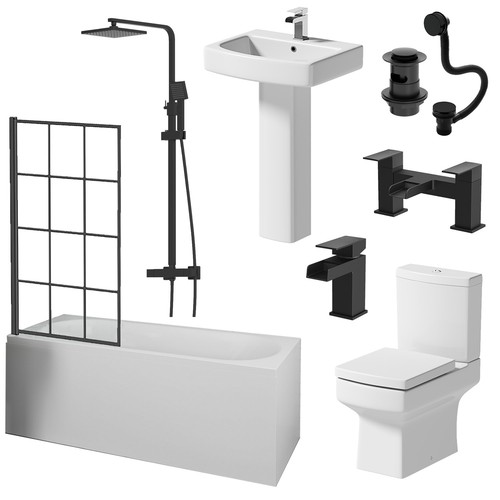 Complete bathroom suite - bathroom,