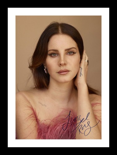 Lana del rey autographed - del,