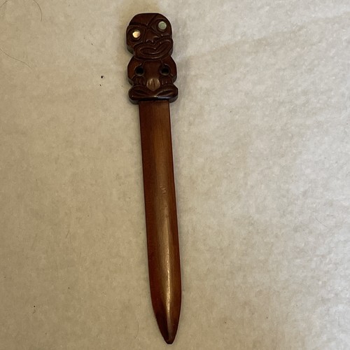 Letter opener hand - letter, carved