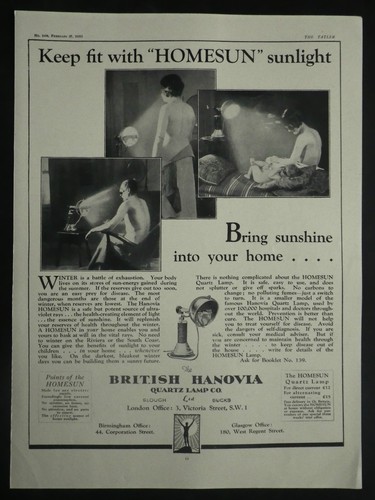 British hanovia quartz lamp - hanovia,