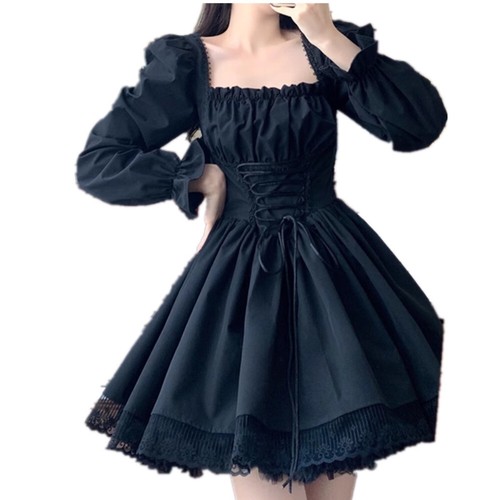 Lolita girl gothic puff - lolita,