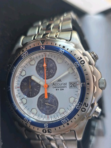 Mens stainless steel accurist - mens,