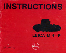 Leica M4-P Camera  Instruction