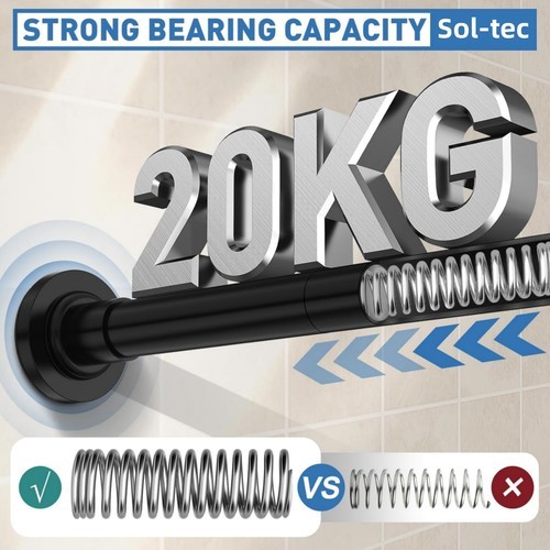 Shower curtain rail pole - rail,