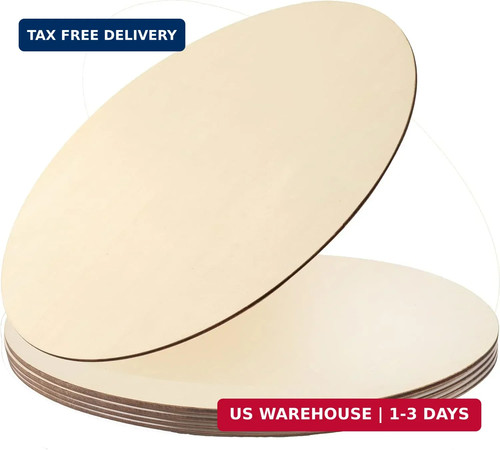 5pcs inch wood circles for - 14,
