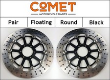 Yamaha FZS 600 Fazer 1998-2003 [Pair of Front Comet RF-Series Black Brake Discs]