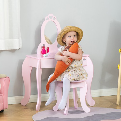Kids vanity table - &, stool