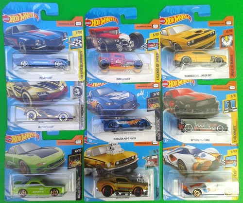 2018 hot wheels cars short - wheels,