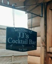 Personalised Hanging Bar Sign