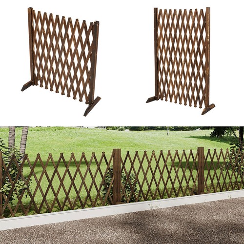 Expandable wooden garden - expandable, fence