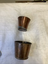 2 vintage copper drinks