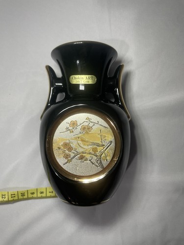 Art chokin vase from - from, japan
