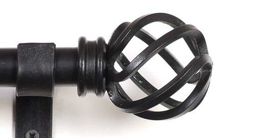 Wrought iron curtain - wrought,