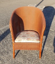 VINTAGE LLOYD LOOM LUSTY CHAIR