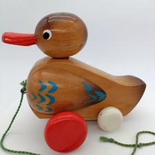 Vintage Wooden Pull Along Toy