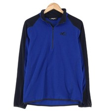 Millet Blue Fleece Warm Jacket Breathable Mens Um0 Size M Medium