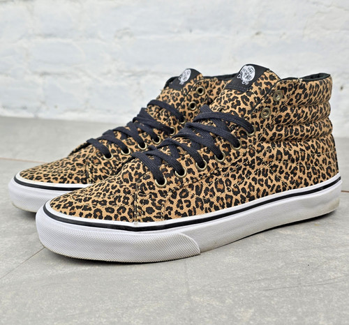 Vans sk8 slim - leopard, print