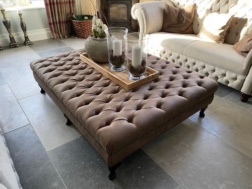 Super large footstool - , vintage