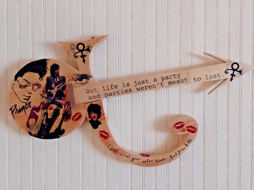 Prince wooden guitar - prince,