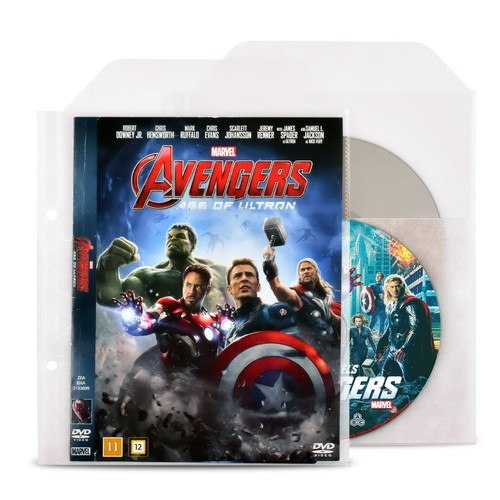 Dvd sleeves with binders - dvd,