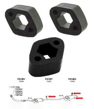 3x Exhaust Rubber Hangers For
