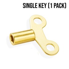 Solid Brass Radiator Bleed Key
