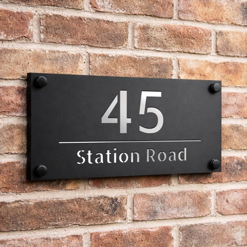 Number signs personalised - signs,