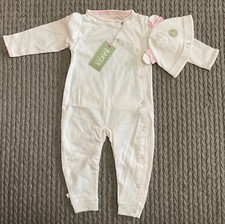 Ted Baker Baby Girls Sleepsuit - Multi Cream Pink 12-18 months BNWT