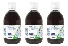 3 x (SANDOZ) LACTULOSE Oral Solution 3.3g/5ml (500ml)