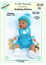  DOLLS KNITTING PATTERN FOR