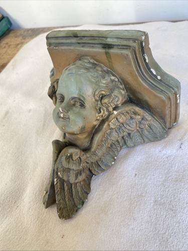 Vintage plaster cherub - vintage,