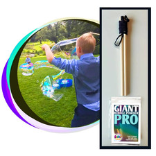 Giant Bubble Wand Kit - Starter Sets Big Bubbles Refill Solution Liquid 1.5-4.5L