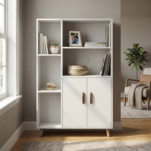 Tall wooden sideboard - tall,
